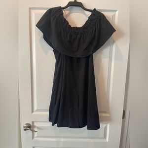 Super cute off shoulder black dress!! New with tags!